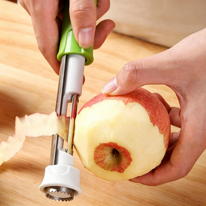 2 In 1 Fruit Peeler Corer Stainless Steel Core Remover