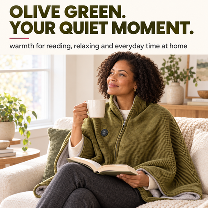 🔥 Wearable Heated Blanket – Cozy Hands-Free Warmth