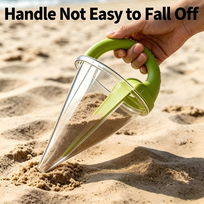 Creative Drip Sandcastle Tool with Anti Slip Handle Beach Sand Sculpture Maker for Kids