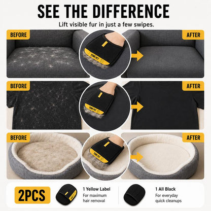🔥 Early Black Friday Deal🔥Dog & Cat Grooming Reusable Pet Hair Remover Mitts
