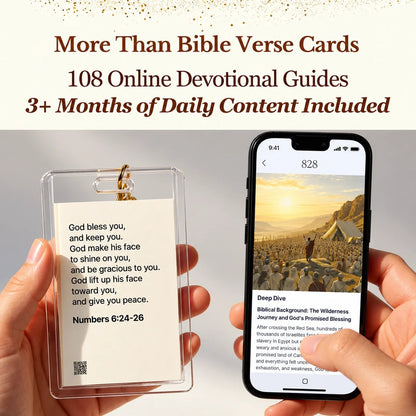 ✝️🙏828 Verse Box Read Me When You Need Comfort – 108 Bible Verse Cards With 108 Complete Devotionals & Prayers, Thoughtful Christian Gift Set🎁