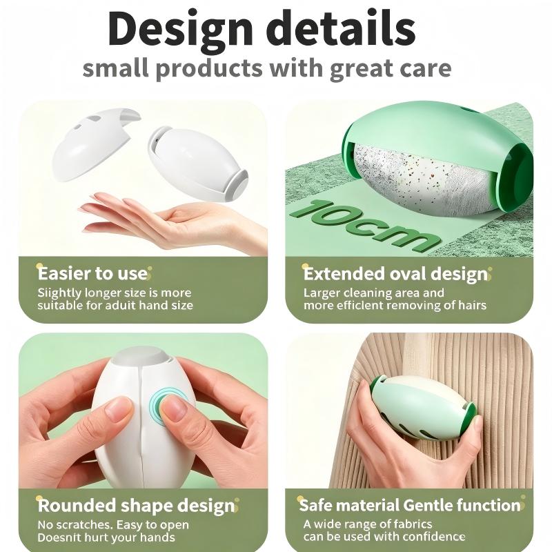 Washable Reusable Gel Lint Roller for Pet Hair Clothes Travel Sticky Cleaner