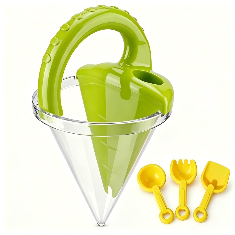 Creative Drip Sandcastle Tool with Anti Slip Handle Beach Sand Sculpture Maker for Kids
