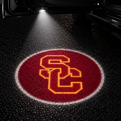 USC Trojans car door projector light design