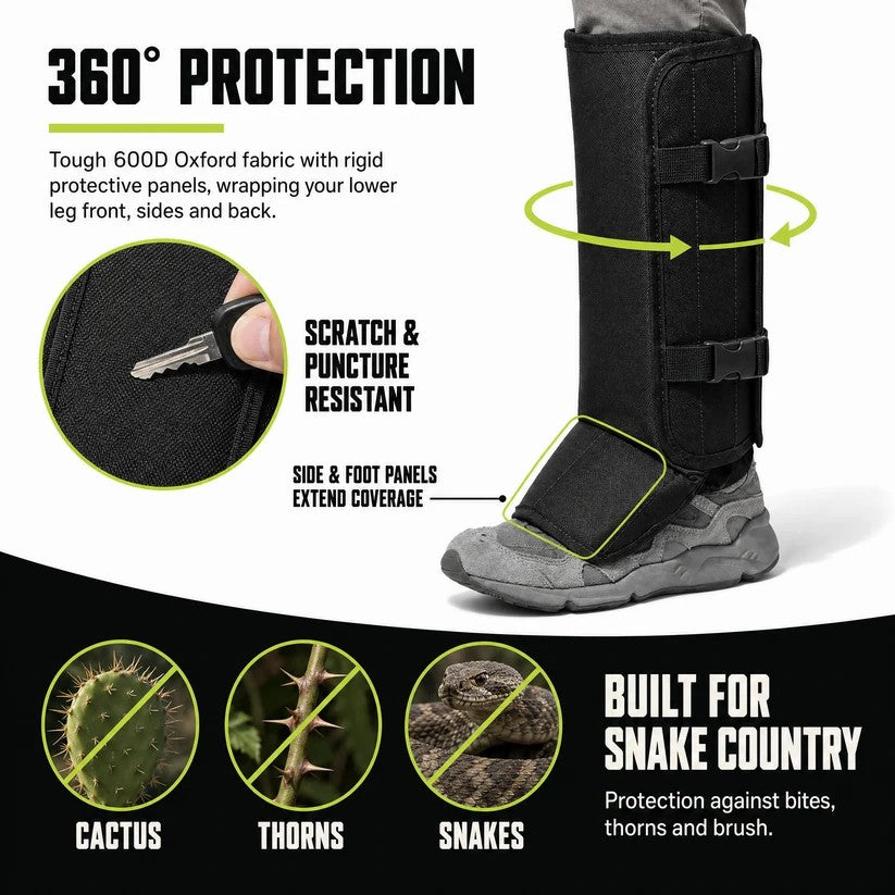 Tactical Snake Bite Protection for Hunting & Outdoor 🥾