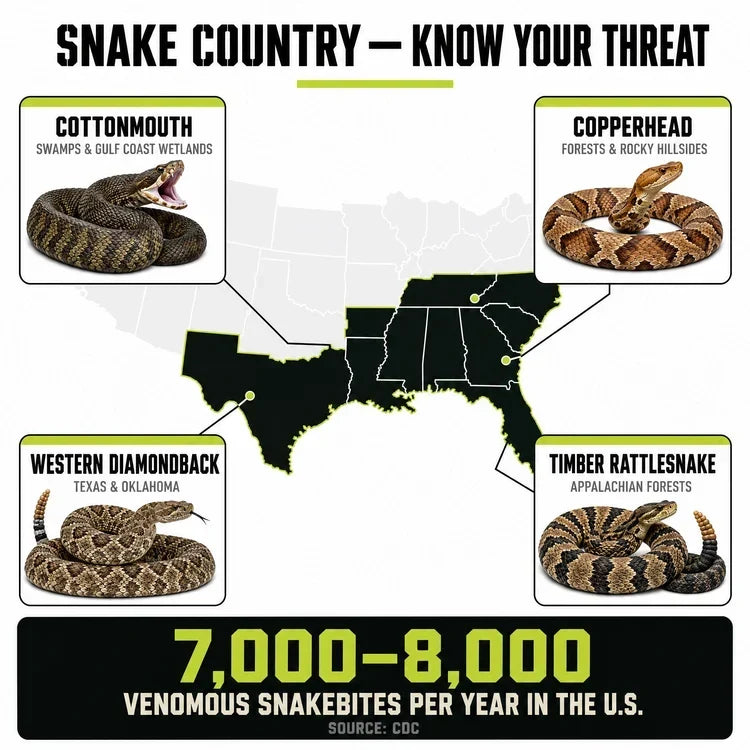 Tactical Snake Bite Protection for Hunting & Outdoor 🥾