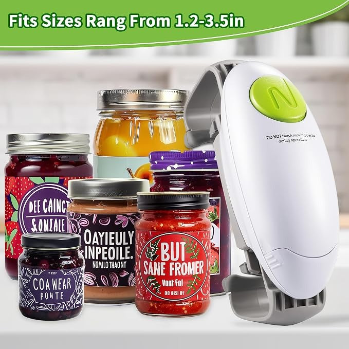 ✨Electric can opener, one-touch automatic can opener