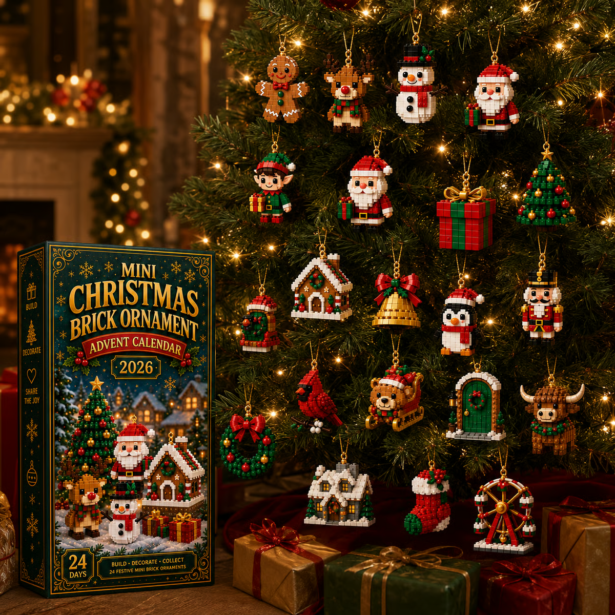 ⏳ Last day to save 49% – 🎄 24-Day Mini Christmas Ornament Advent Calendar 🎄