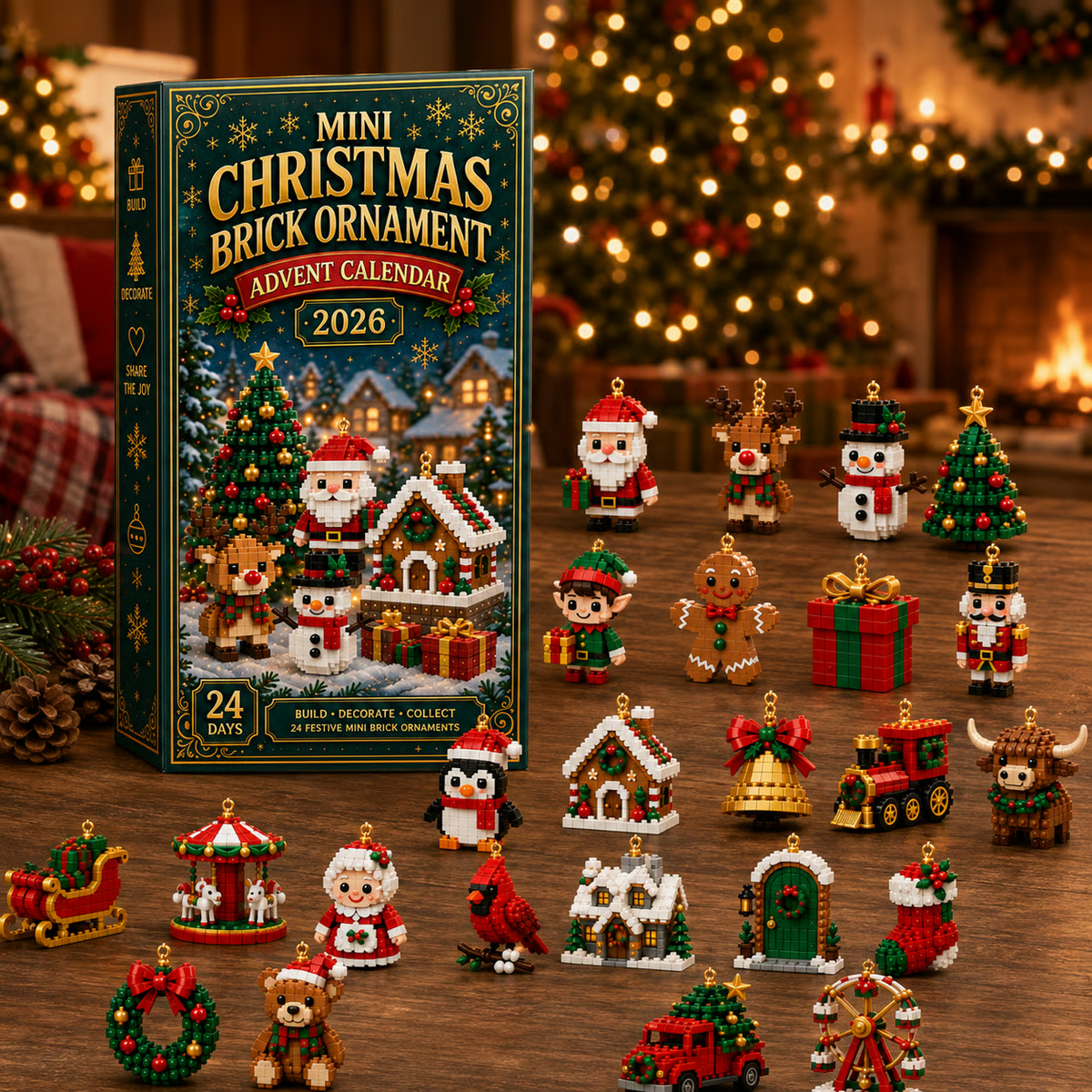 ⏳ Last day to save 49% – 🎄 24-Day Mini Christmas Ornament Advent Calendar 🎄