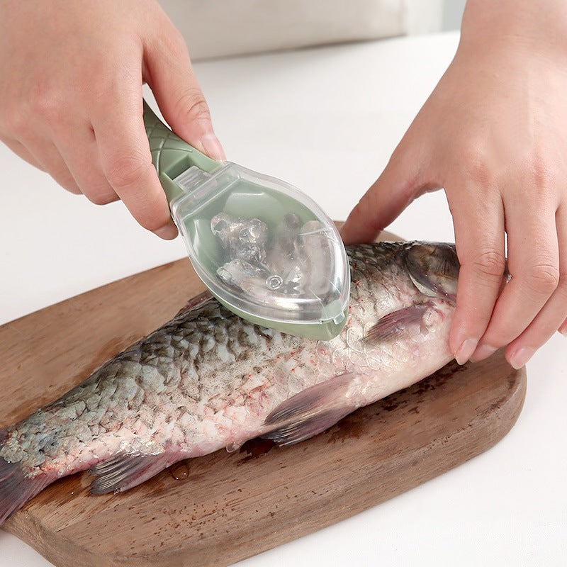 🐟 Fish scaler with lid✨