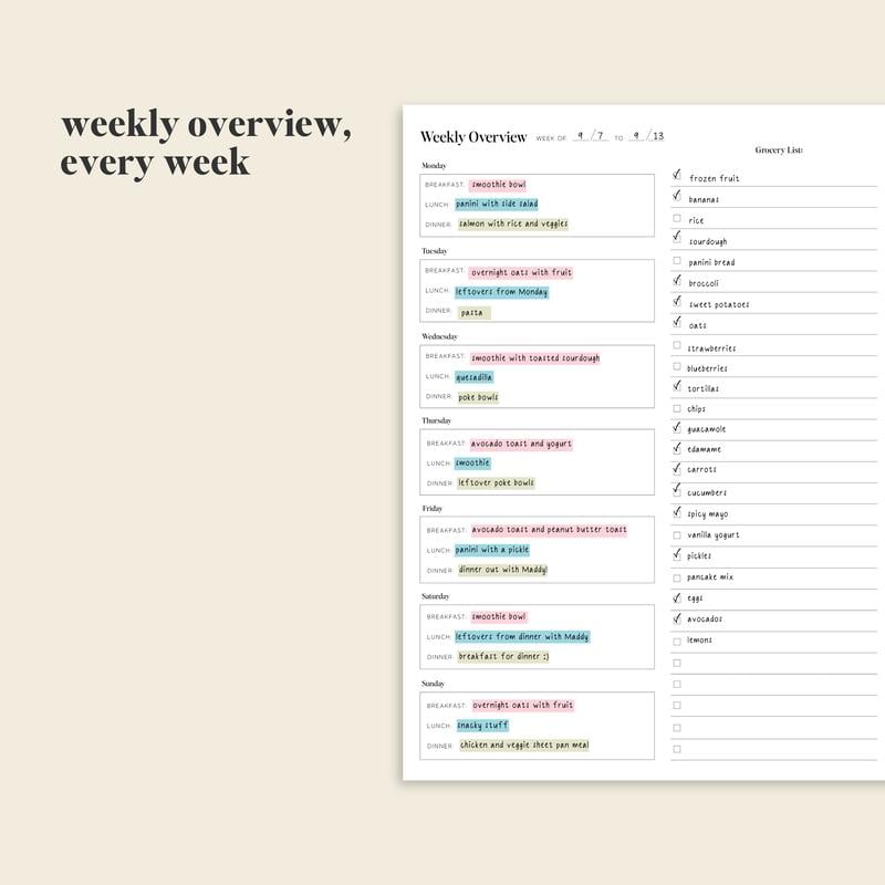 🔥LAST DAY 50% OFF - 📚🗓️Undated Daily Planner