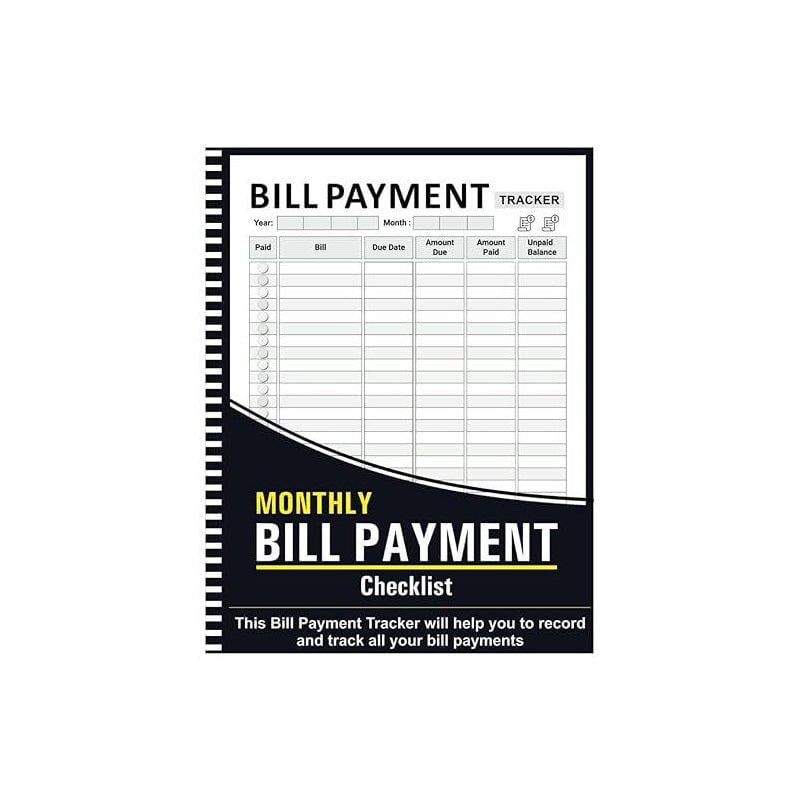 🔥Bill Tracker Notebook🎁