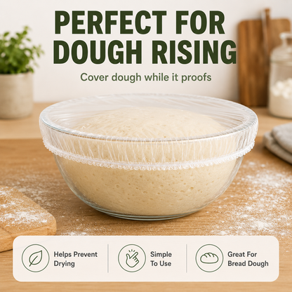 🔥Hot sale-100PCS Disposable Stretch Food Covers for Bowls & Plates🥡