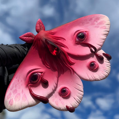 🔥Last Day 49% OFF - 🦋 Red-eyed Gem Moth Sculpture