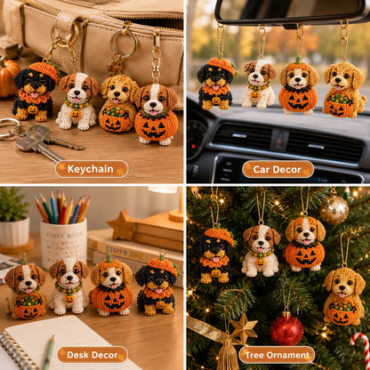 🔥Last Day 49% OFF - 🎁🐶🎃🐶3D Halloween Dog DIY Art Set