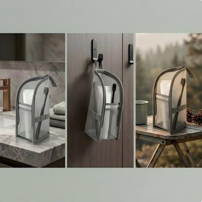Freestanding Waterproof Travel Toiletry Bag