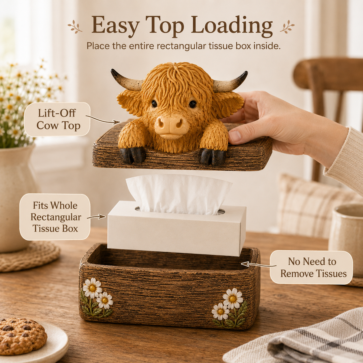 Cute Highland Cow Farmhouse Décor
