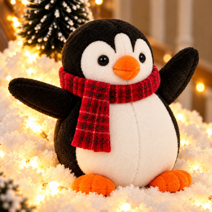 🔥Hot Sale 40% OFF🔥Playful Penguin Snowy Stair Railing Decor