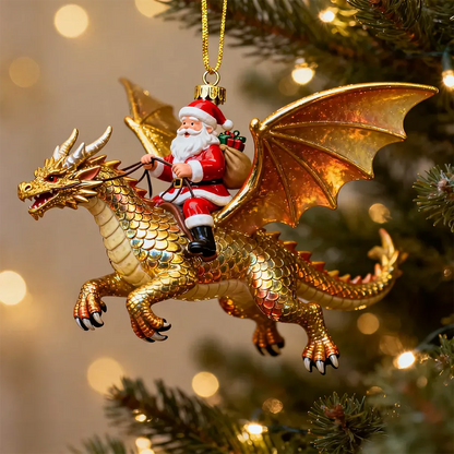 🎅Santa’s Dragon Riders Ornament Collection🎁