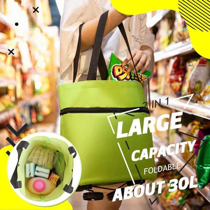 🏆Last Day Promotion 50% OFF!!💞Foldable 2-in-1 Shopping Bag