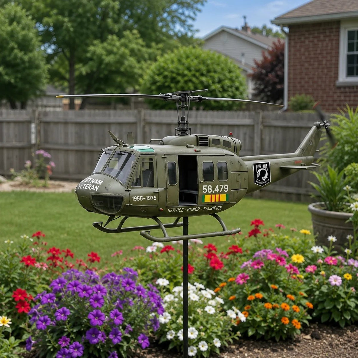 🏆Last Day Promo: 49% OFF 🎖️-Vietnam Veteran Helicopter Wind Spinner✈️!