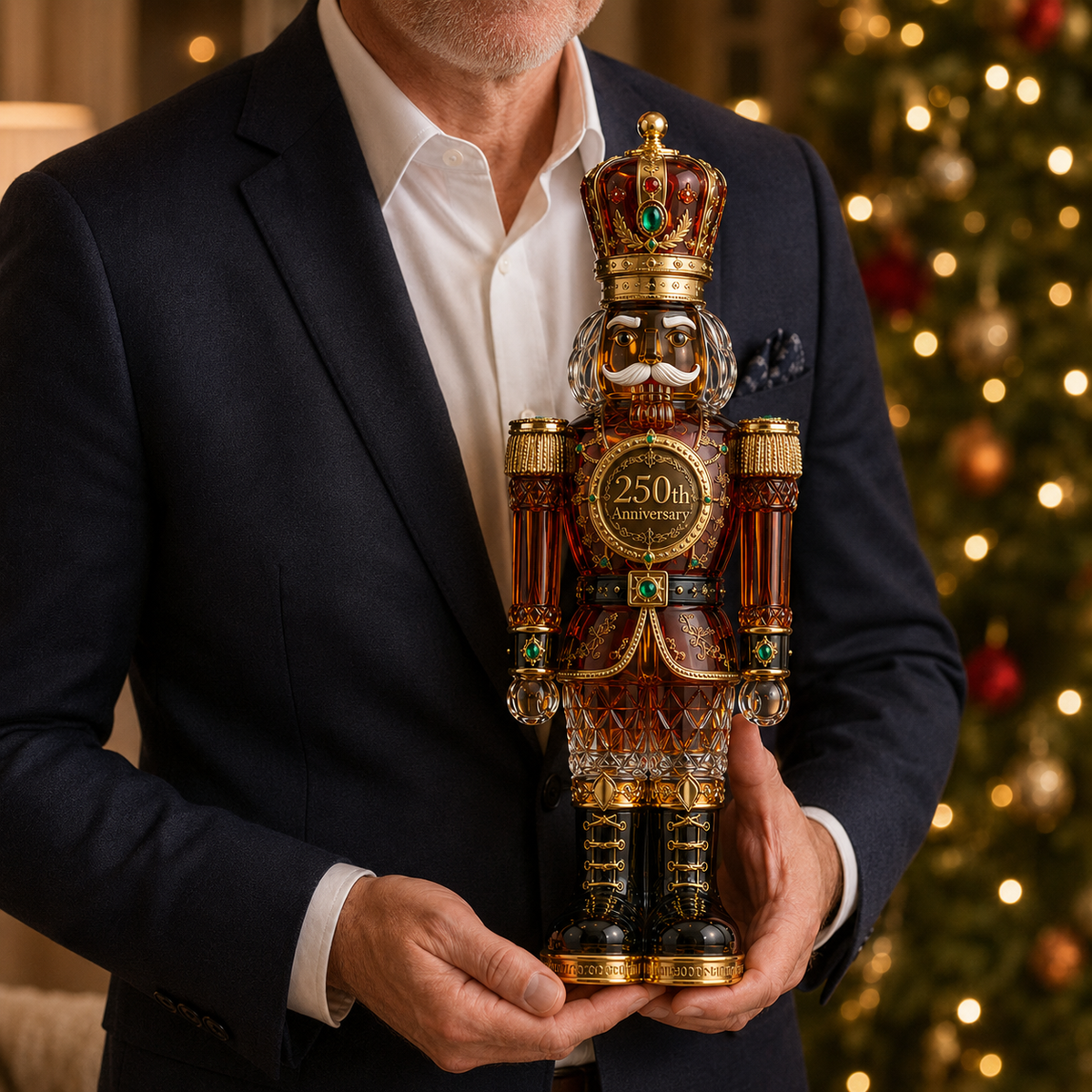 🔥Last 30pcs✨⏰ Limited anniversary edition✨49% OFF!🔥250th Anniversary  Nutcracker wine bottle