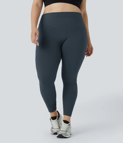 High Waisted Tummy Control Shaping Training Leggings Plus size