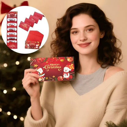 Foldable 6-Slot Christmas Red Envelope