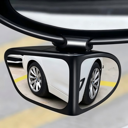 360-Degree Car Blind Spot Mirrors: Wide-Angle Reversing Auxiliary Mirrors for Front and Rear Wheels, Ultra-Clear Reflectors