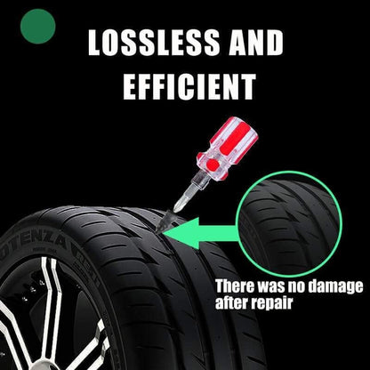 One-second tire repair🚗Vacuum Tire Mending Nail