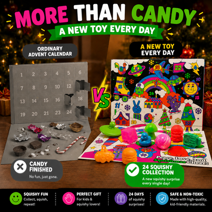 🎁 24-Day Squishy Advent Calendar – A New Surprise Every Day 🎄