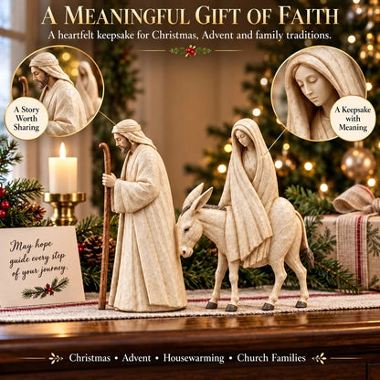 🔥Last Day 49% OFF - ✝️Journey to Bethlehem Nativity Figurine Set