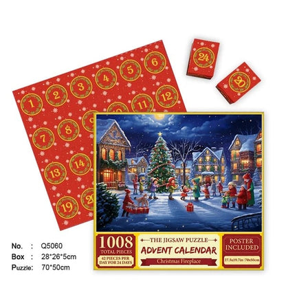 Christmas Advent Calendar Jigsaw Puzzle 1000pcs