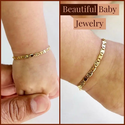 🔥Hot Sale 49% off🌟👶 Kids Gold Plated Bracelet