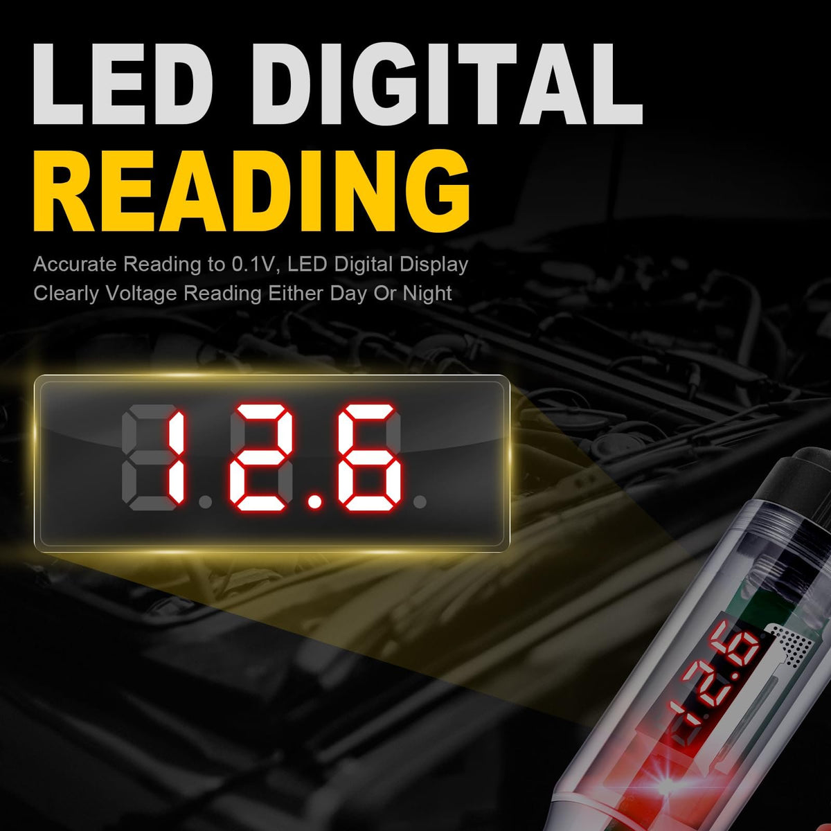 🔥Last 4 hours Sale: Save 50% -Heavy Duty 5-120V Digital LED Circuit Tester