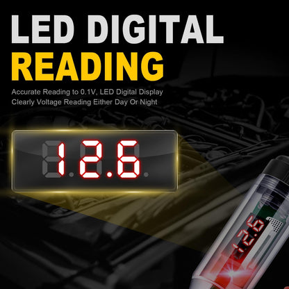 🔥Last 4 hours Sale: Save 50% -Heavy Duty 5-120V Digital LED Circuit Tester