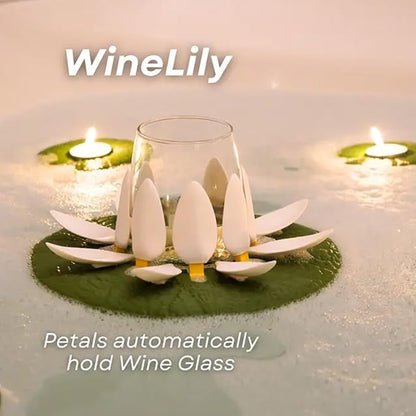 🔥Last 4 hours Sale: Save 50% -Bathroom Wine Glass Lotus Stand