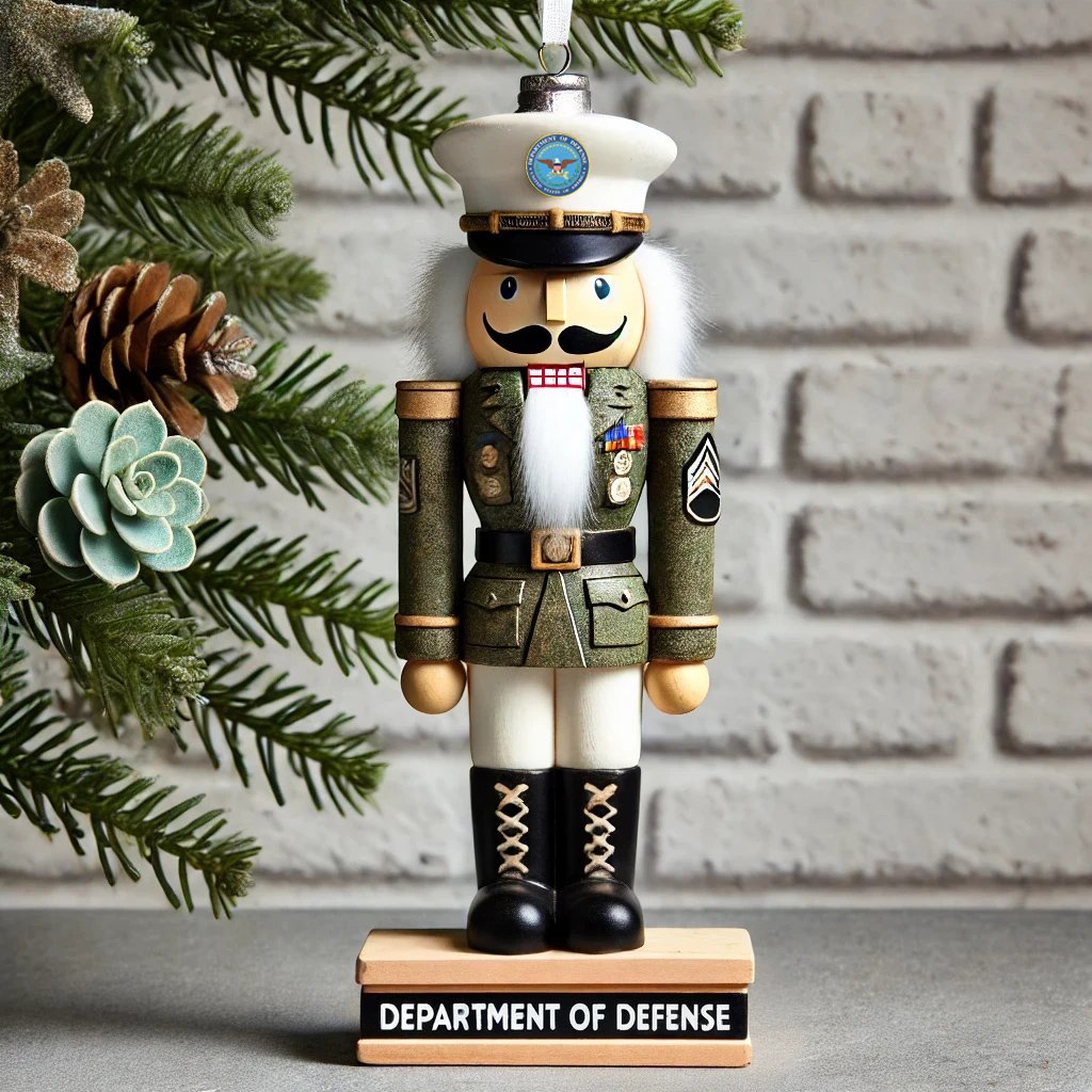 🔥LAST DAY 50% OFF - Veteran Tribute Nutcracker Christmas Statue Ornament