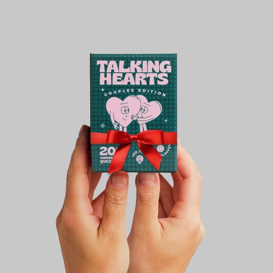 💕 Talking Hearts: Couple Card Game For Date Nights & Travel - 200 Questions