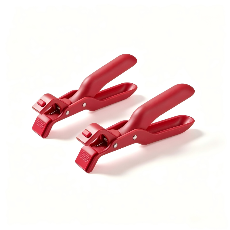 Multi Purpose Anti Scald Plate Gripper for Bowls Pots Pans Red Green Kitchen Tool