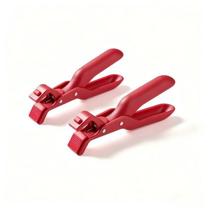 Multi Purpose Anti Scald Plate Gripper for Bowls Pots Pans Red Green Kitchen Tool