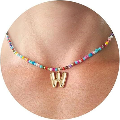 🔥LAST DAY 50% OFF - ✨Bubble Initial Letter Necklace