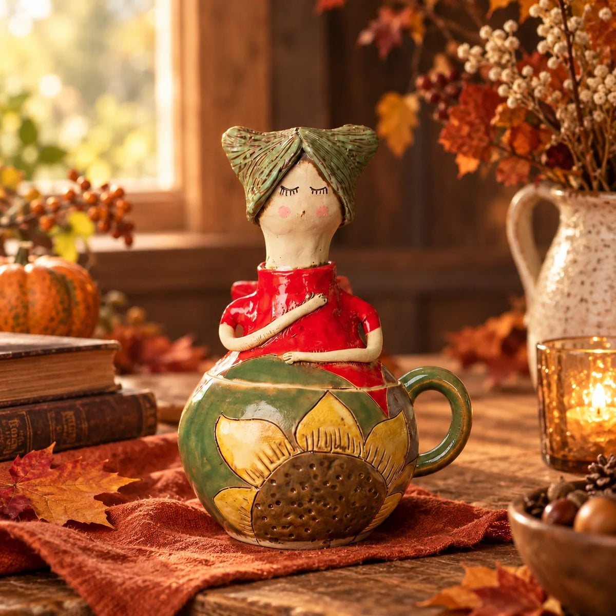 🔥Last Day 50% OFF 💖🧚‍♀️Handcrafted Fairies Storage Jar/Mug