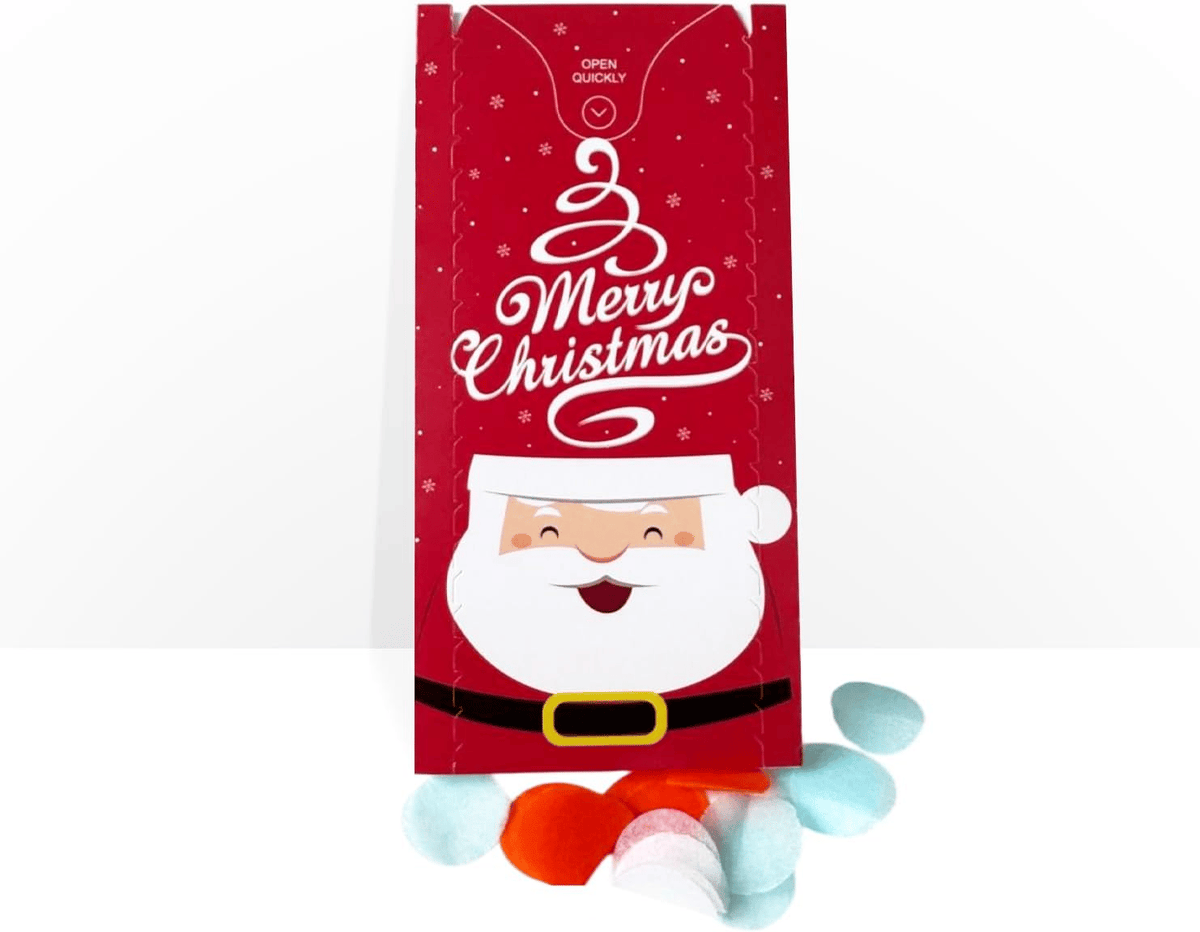 ✨✨ Christmas Exploding Confetti Surprise Card – Pop-Up Joy in Every Envelope 🎄✨