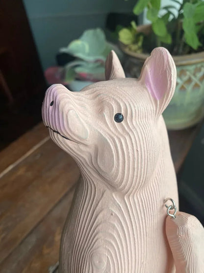 🔥Last 4 hours Sale: Save $30 -Hand-Carved Wooden Sitting Animal