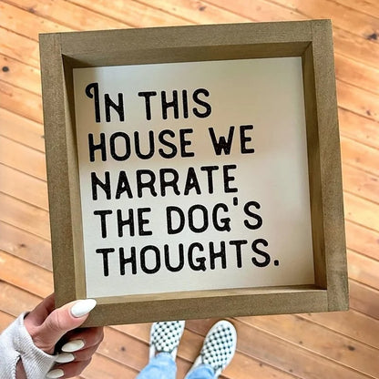 🔥LAST DAY 50% OFF - 😺🐶Pet Slogan Home Decorations