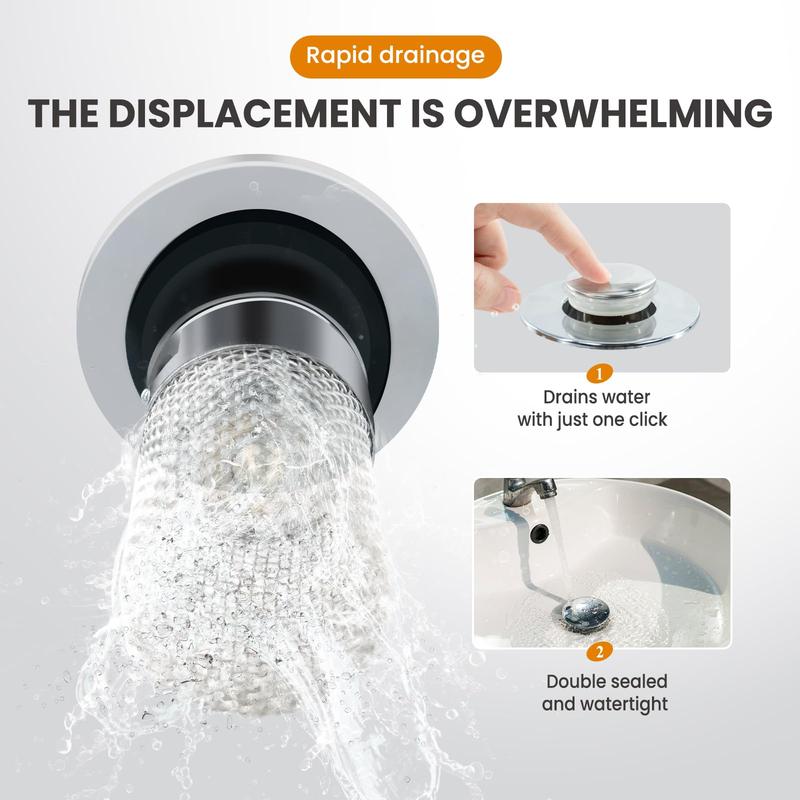 ✨🔥Universal Pop-up Sink Drain Filter