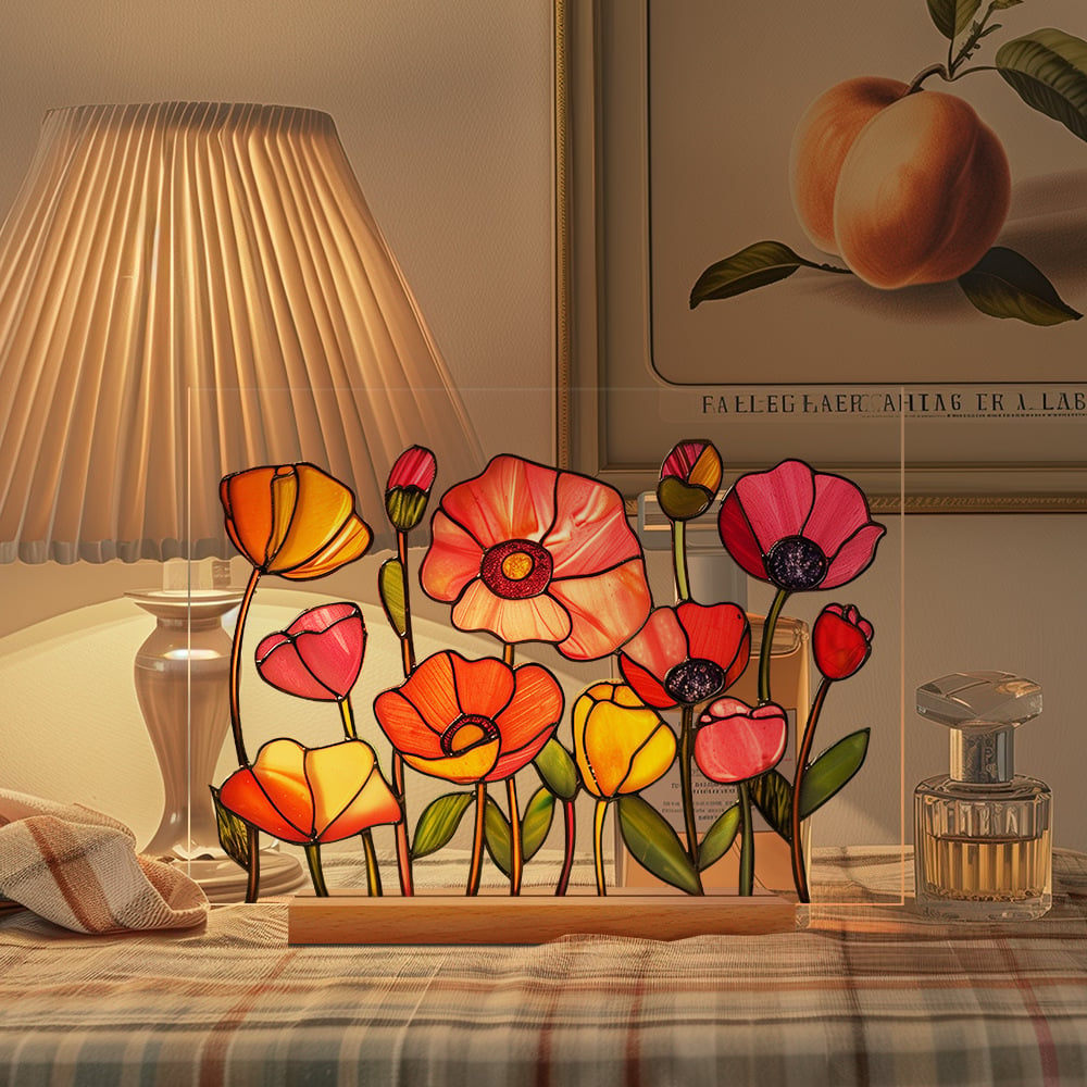 🌷🌼2024 NEW - 🌻🌺Painted Colorful Flower Pattern Decor
