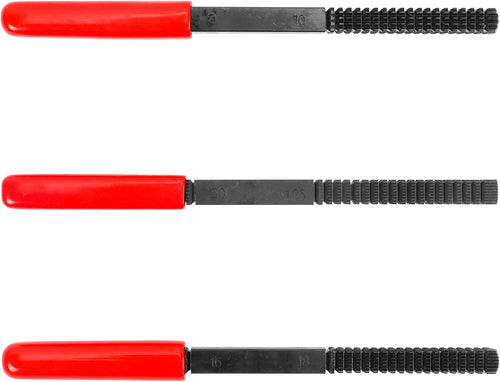 🛠️🔩 3Pcs SAE & Metric Thread Repair File Set