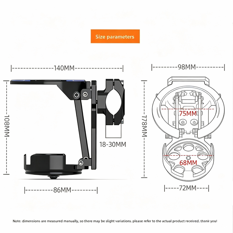 Foldable Bike Cup Holder